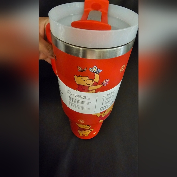Stanley Red 40oz Insulated Tumbler Winnie the Pooh Collectible New In Box - Picture 16 of 16